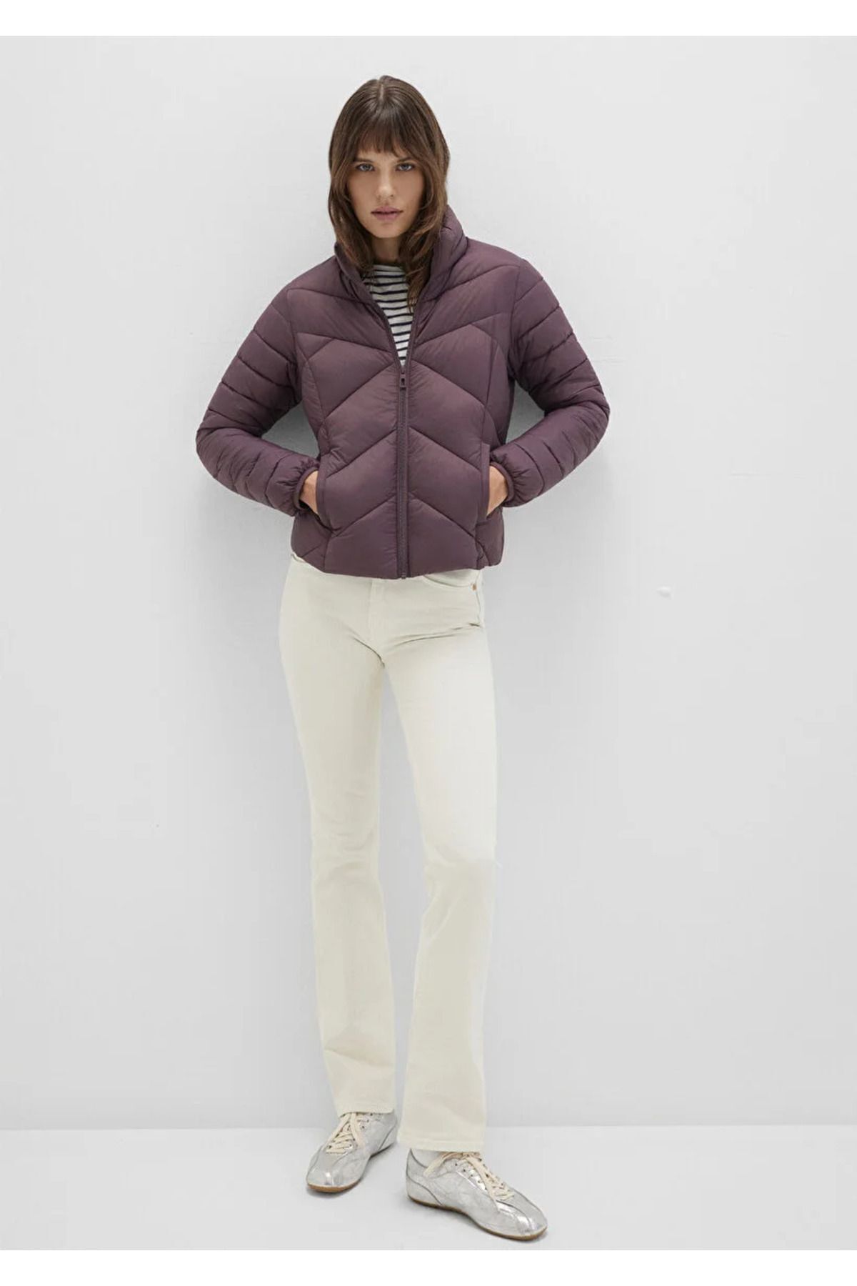 MAVİ KADIN DİK YAKA CEKET Huckleberry 110698-70260