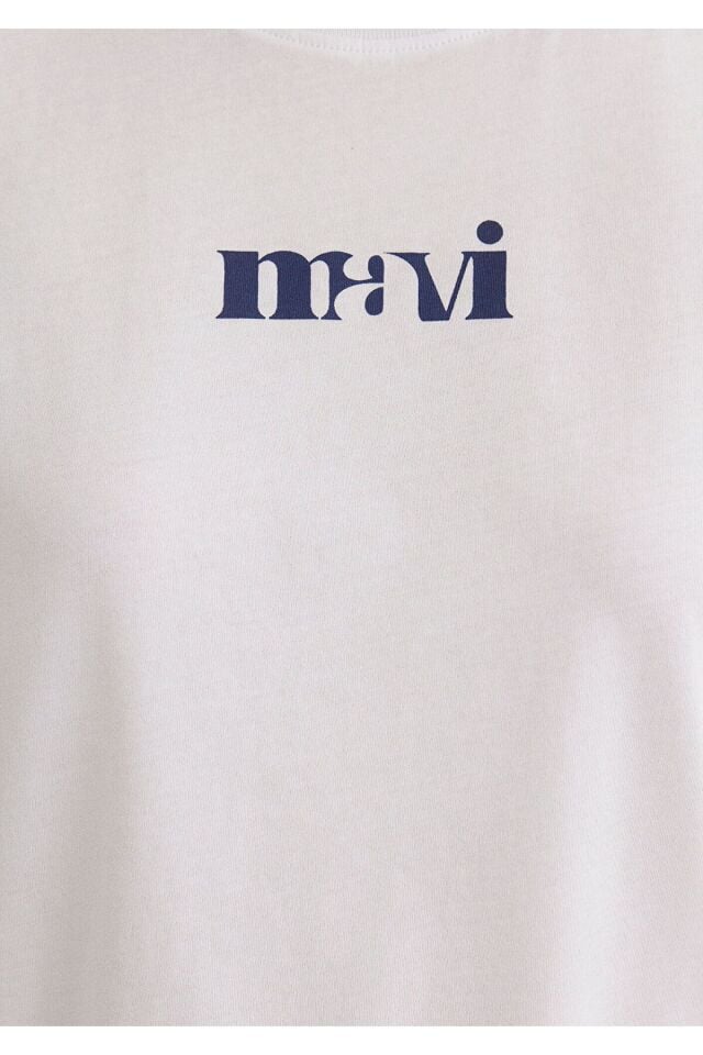 MAVİ KADIN LOGO TIŞORT Beyaz 1612241-620