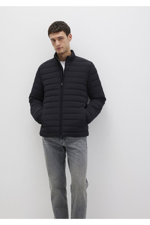 MAVİ ERKEK DİK YAKA CEKET Jet Siyah 0110618-71379