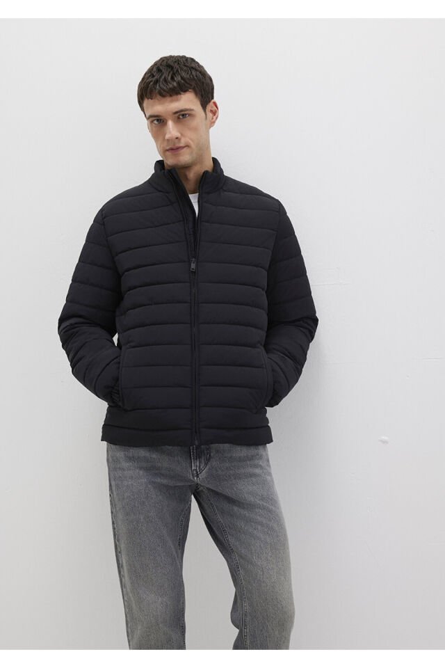 MAVİ ERKEK DİK YAKA CEKET Jet Siyah 0110618-71379