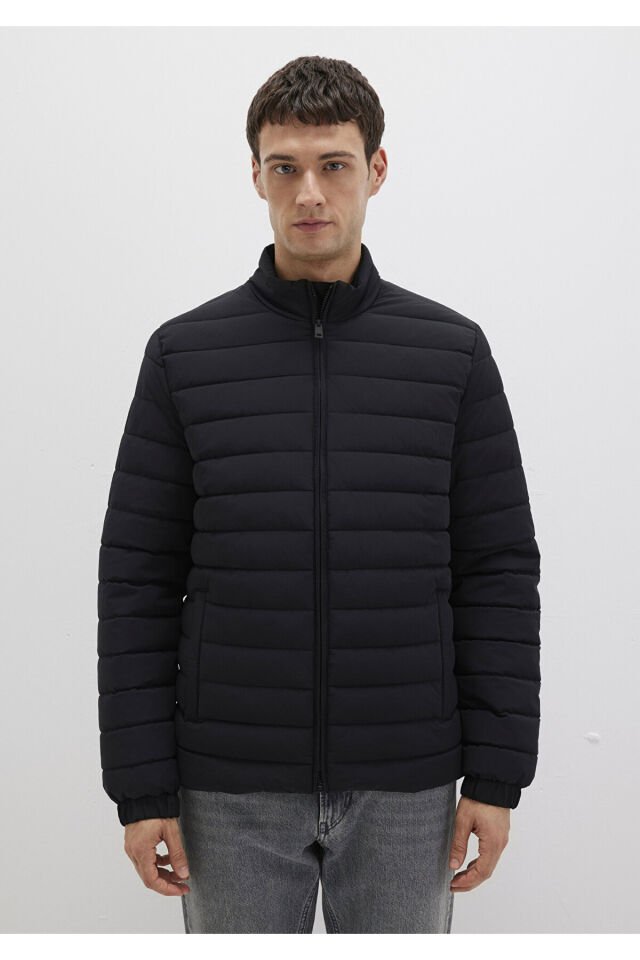 MAVİ ERKEK DİK YAKA CEKET Jet Siyah 0110618-71379