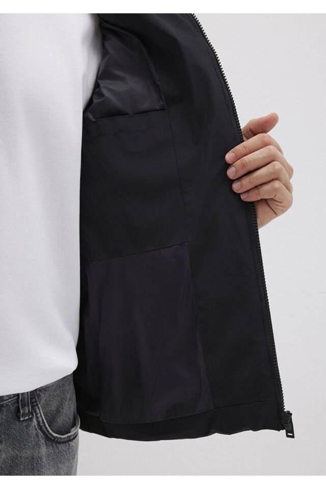 MAVİ ERKEK DİK YAKA CEKET Jet Siyah 0110618-71379