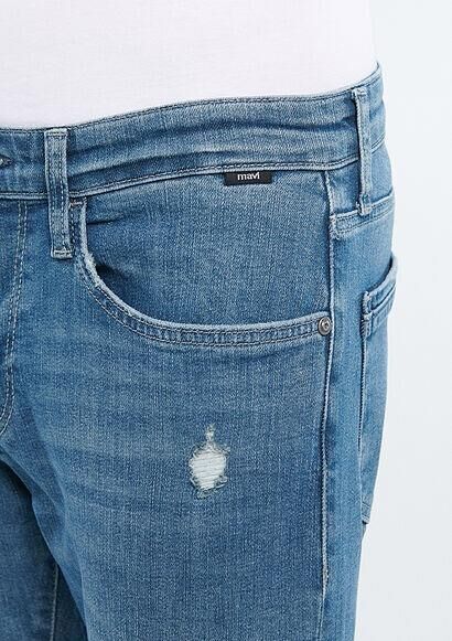 MAVİ ERKEK JAKE Mid Ripped Brushed Mavi Premium 0042283705