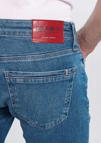 MAVİ ERKEK JAKE Mid Ripped Brushed Mavi Premium 0042283705