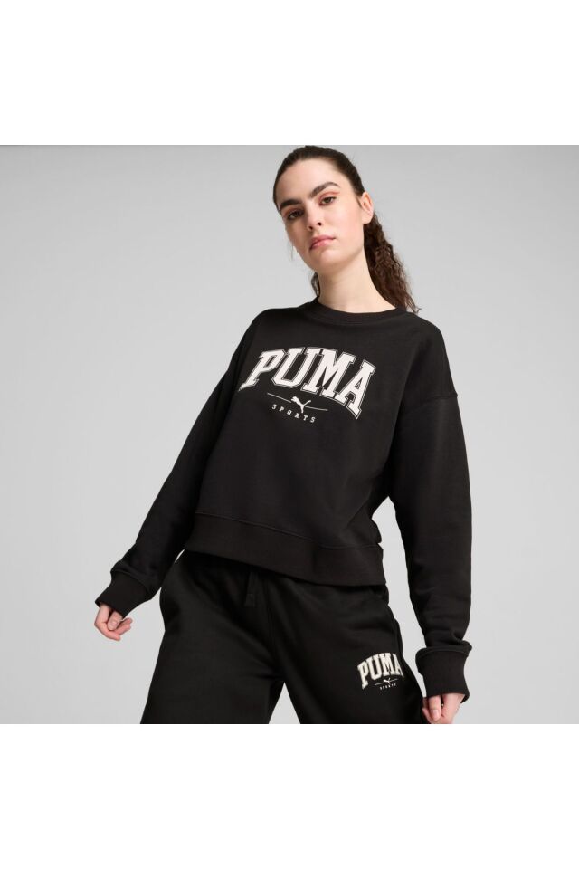 PUMA KADIN SWEAT PUMA SQUAD CREW TR 68249301