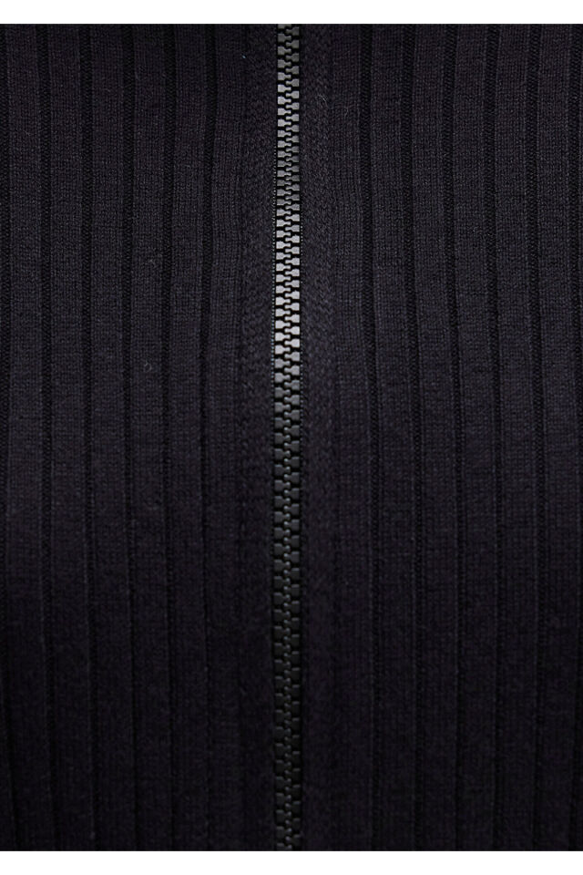 MAVİ KADIN FERMUARLI KAZAK Siyah 171469-900