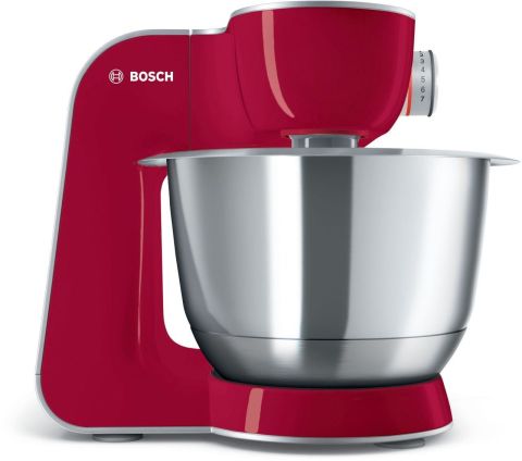 BOSCH MUM58720 SERİE 4 MUTFAK MAKİNESİ MUM 5 1000 W KIRMIZI, GÜMÜŞ MUM58720