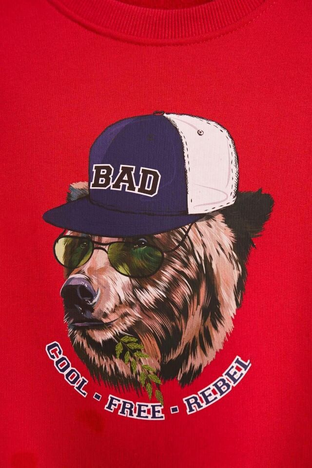 BAD BEAR ÇOCUK REBEL CREWNECK JR 23.06.12.002