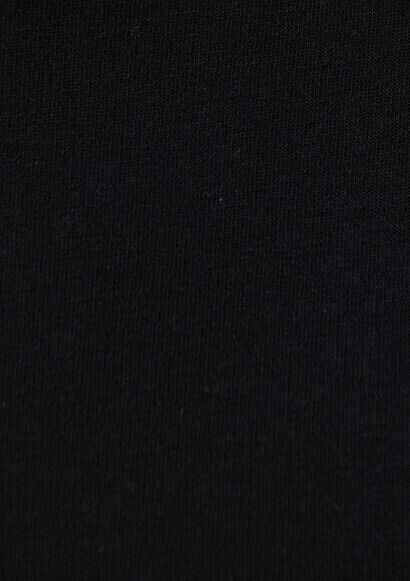 MAVİ KADIN YUVARLAK YAKA BASIC TİŞÖRT SİYAH 1600963-900