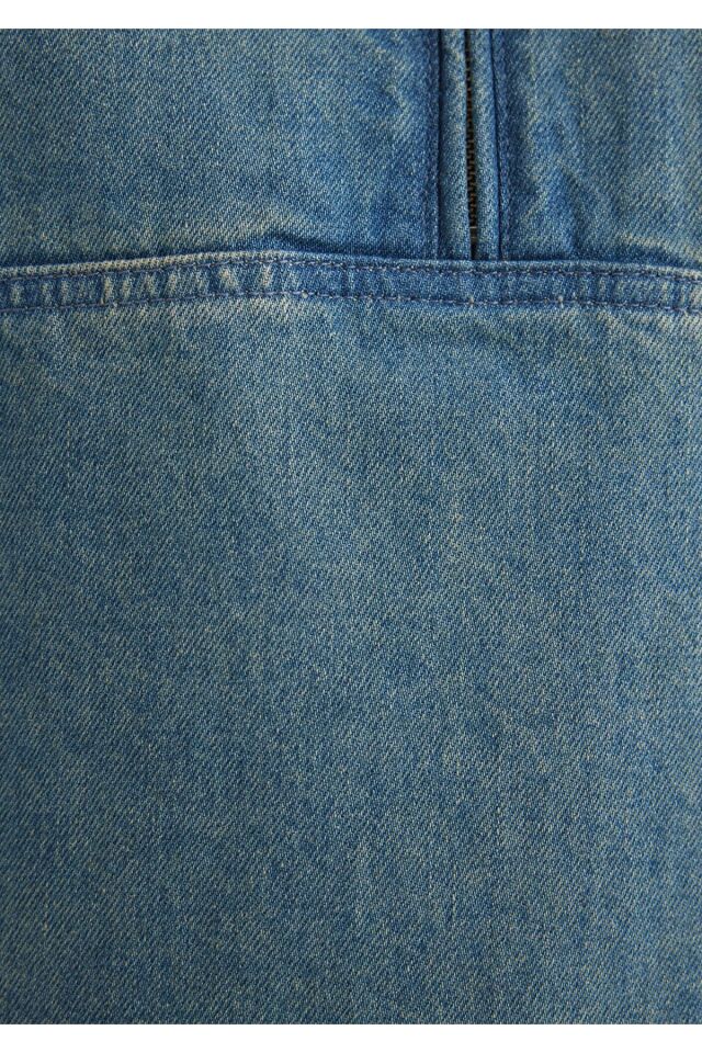 MAVİ ERKEK HALF ZIP GÖMLEK İndigo 0211418-18790