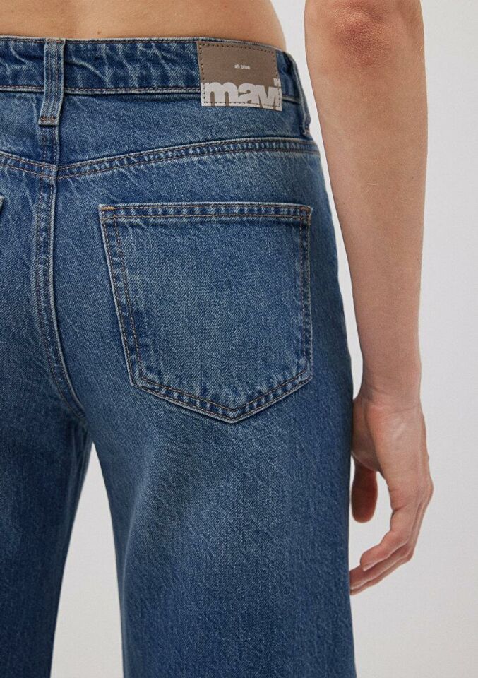 MAVİ KADIN MALIBU Mid Brushed Denim 1010152-87779 DENİM - 26/28
