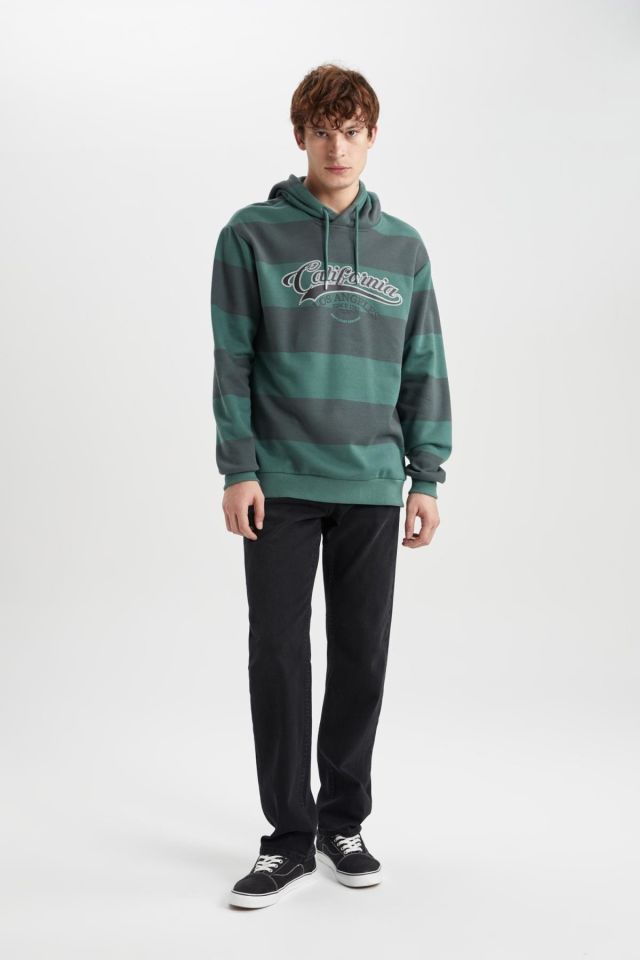 DEFACTO ERKEK CALİFORNİA SWEATSHİRT B1654AX