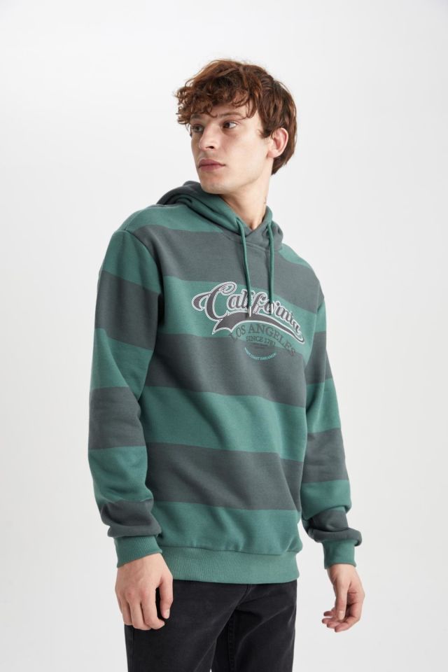 DEFACTO ERKEK CALİFORNİA SWEATSHİRT B1654AX