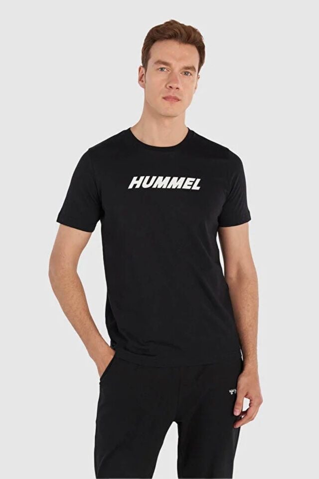 HUMMEL ERKEK KISA KOL T-SHIRT hmlELEMENTAL LOGO COTTON TEE 911947