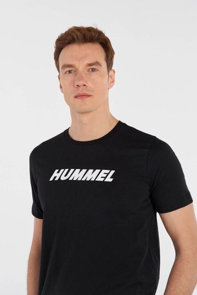 HUMMEL ERKEK KISA KOL T-SHIRT hmlELEMENTAL LOGO COTTON TEE 911947