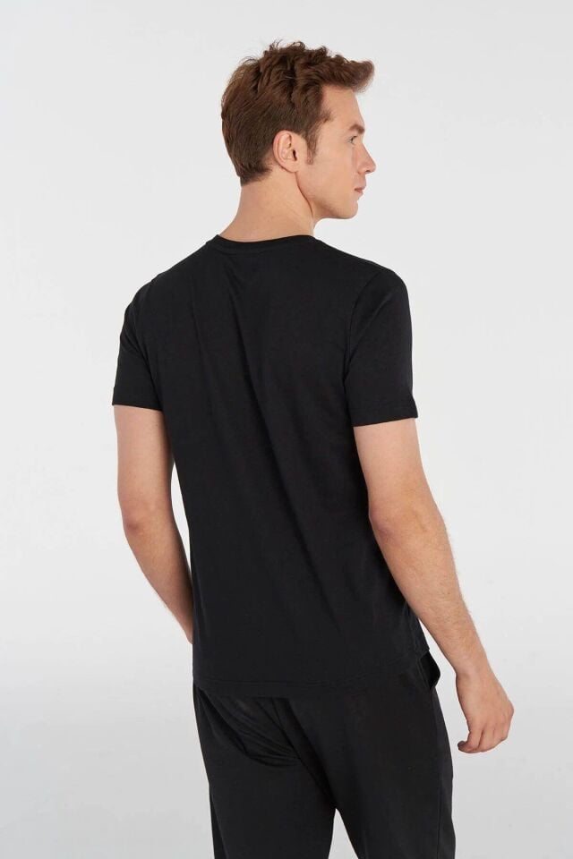 HUMMEL ERKEK KISA KOL T-SHIRT hmlELEMENTAL LOGO COTTON TEE 911947