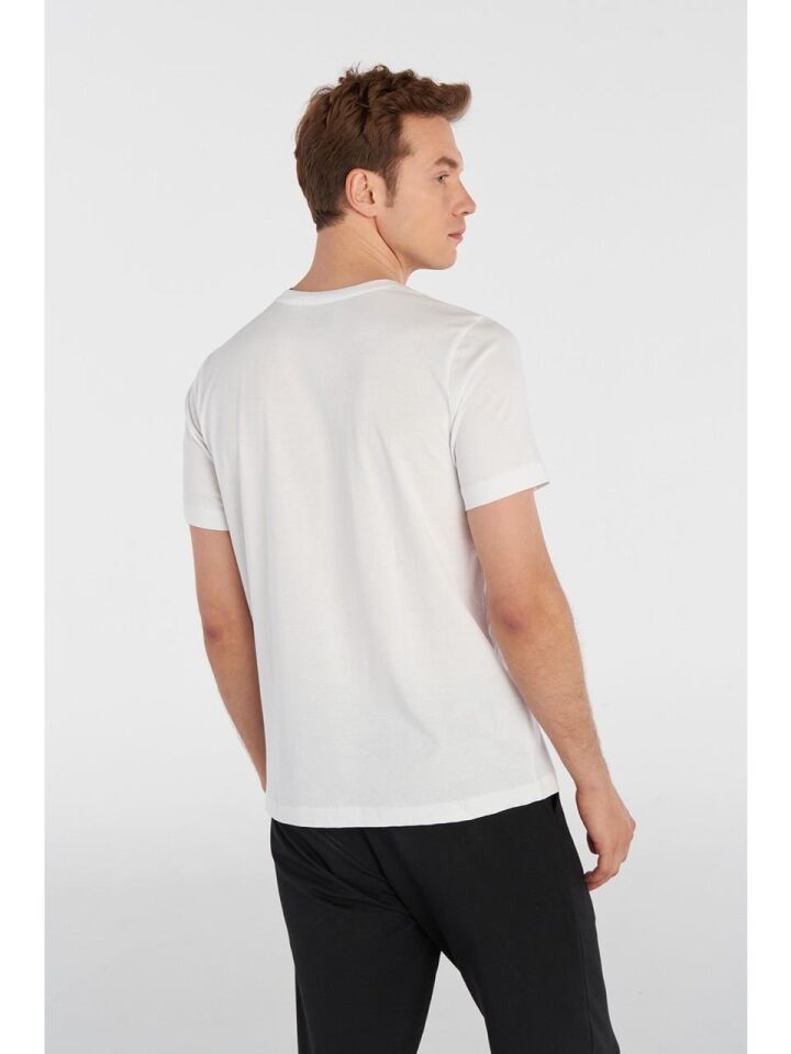 HUMMEL ERKEK KISA KOL T-SHIRT hmlELEMENTAL LOGO COTTON TEE 911947