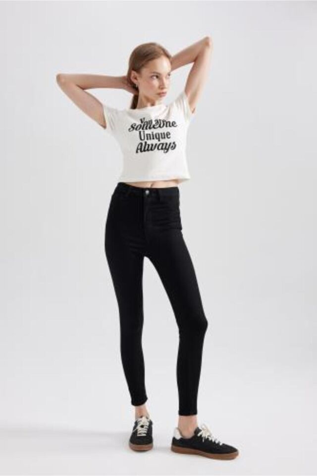 DEFACTO KADIN UZUN BOY JEAN PANTOLON A5819AX