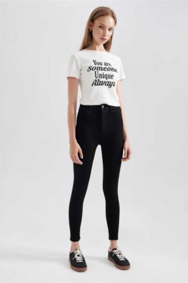 DEFACTO KADIN UZUN BOY JEAN PANTOLON A5819AX