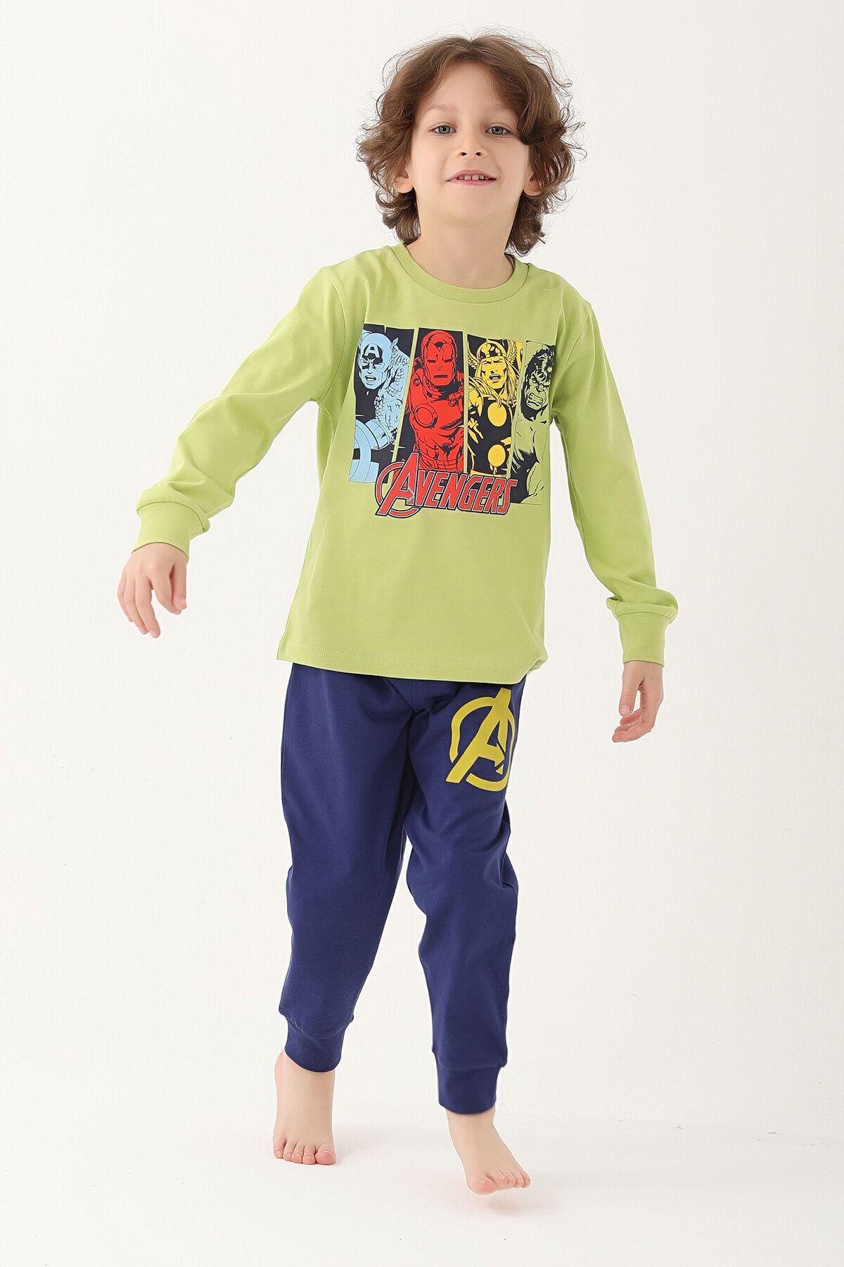 ROLYPOLY ERKEK ÇOCUK UZUN KOL PİJAMA TAKIM D4843-3