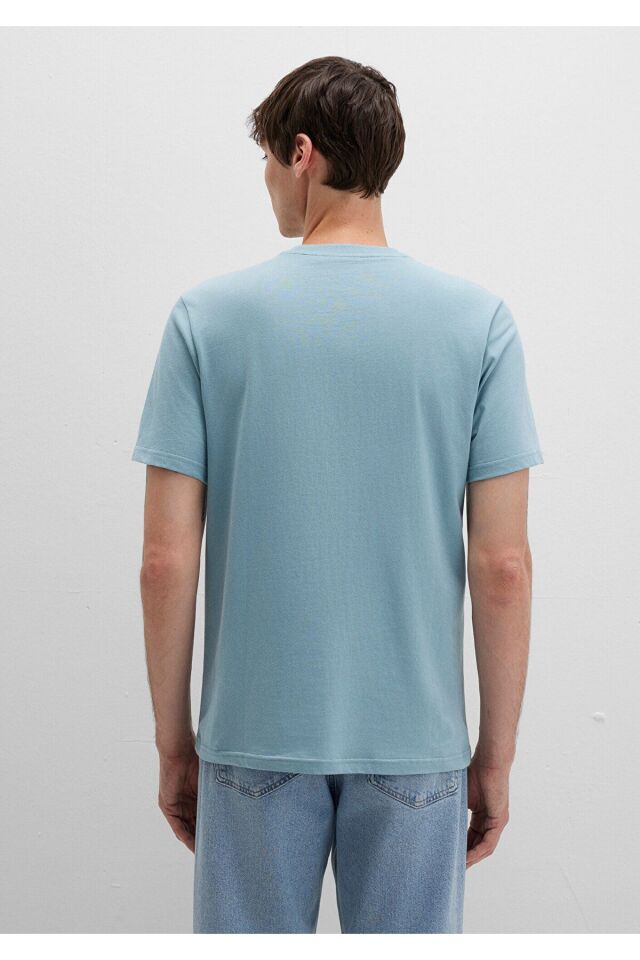 MAVİ ERKEK LOGO TİŞÖRT TAŞ MAVİ 0612896-70838