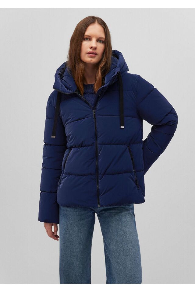 MAVİ KADIN KAPÜŞONLU CEKET Lacivert 1110043-81774