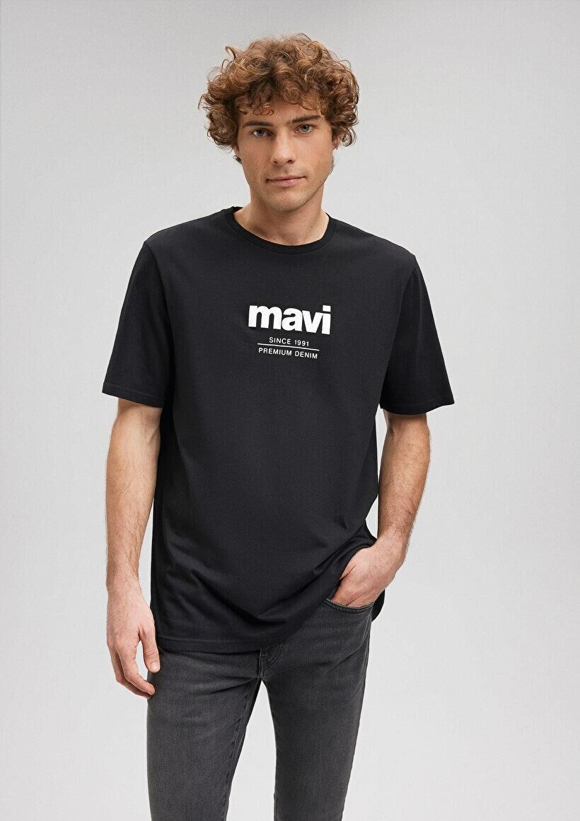 MAVİ ERKEK SINCE 1991 BASKILI TİŞÖRT Siyah 066849-900