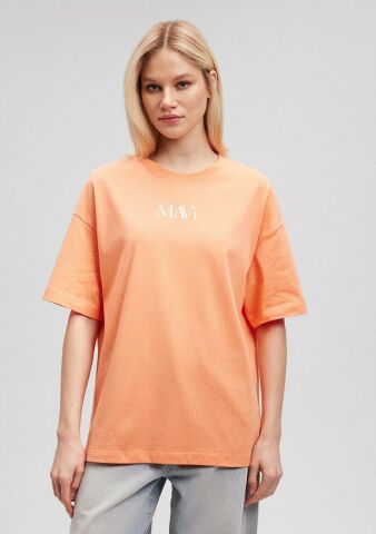 MAVİ KADIN MAVİ LOGO TSHIRT Papaya 1611593-84617