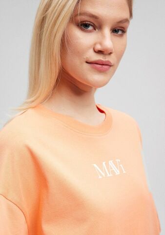 MAVİ KADIN MAVİ LOGO TSHIRT Papaya 1611593-84617