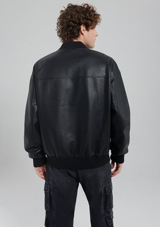 MAVİ ERKEK 91 BASKILI CEKET Jet Siyah 0110317-71379