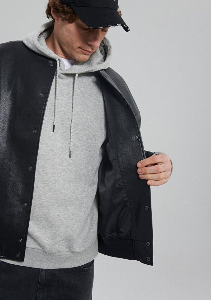 MAVİ ERKEK 91 BASKILI CEKET Jet Siyah 0110317-71379