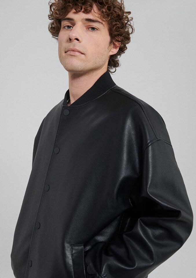 MAVİ ERKEK 91 BASKILI CEKET Jet Siyah 0110317-71379