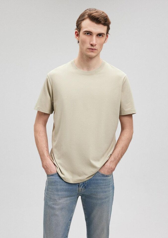MAVİ ERKEK Natural dyed Tee Soluk Haki 0611273-71769