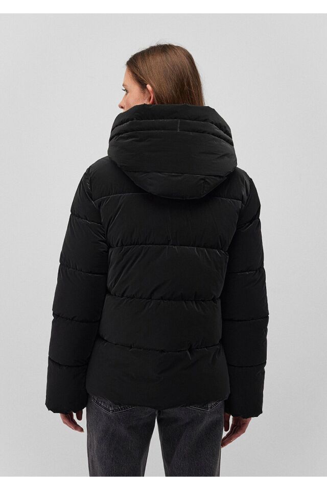 MAVİ KADIN KAPÜŞONLU CEKET Siyah 1110043-900