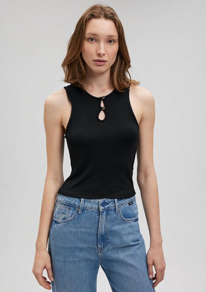 MAVİ KADIN KOLSUZ PENYE Siyah 1612325-900