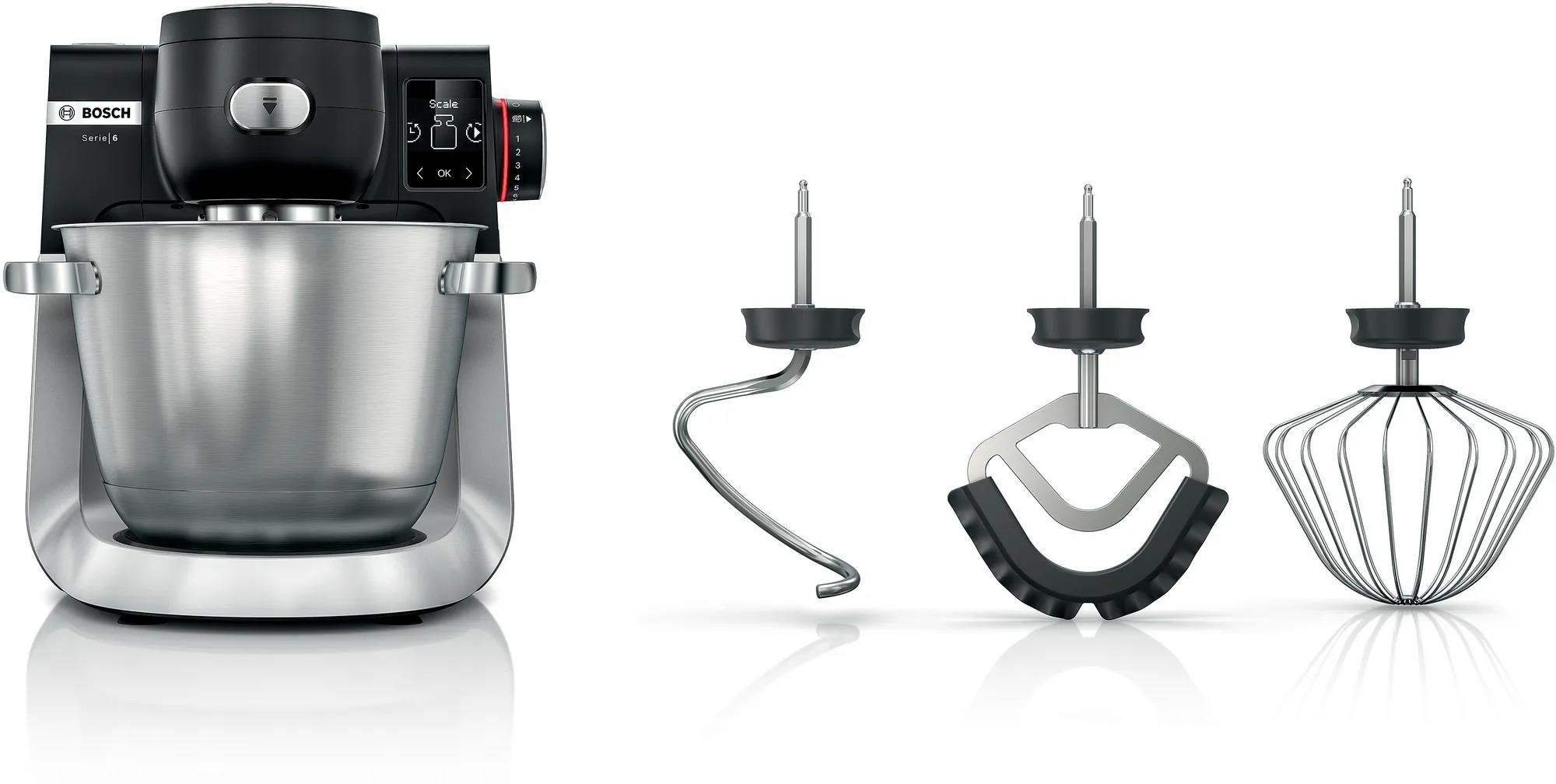 BOSCH SERİE 6 KİTCHEN MACHİNE WİTH SCALE 1600W SİYAH MUMS6ZS00