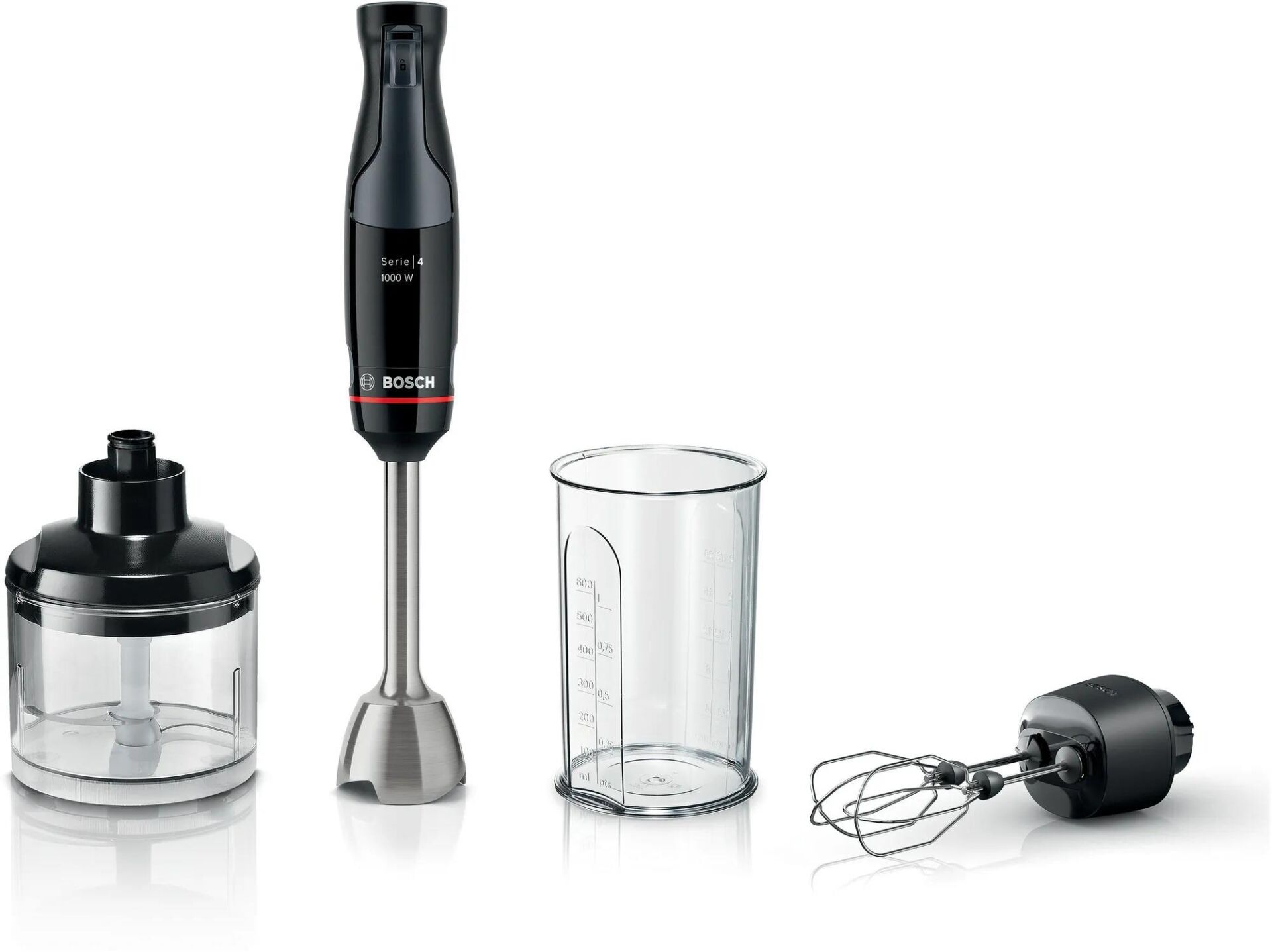 BOSCH SERİE 4 EL BLENDERI ERGOMASTER 1000W SİYAH,ANTRASİT MSM4B624