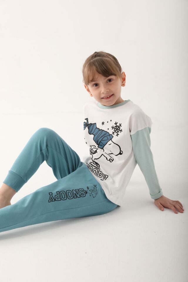 ROLYPOLY KIZ ÇOCUK UZUN KOL PİJAMA TAKIM L1615-3