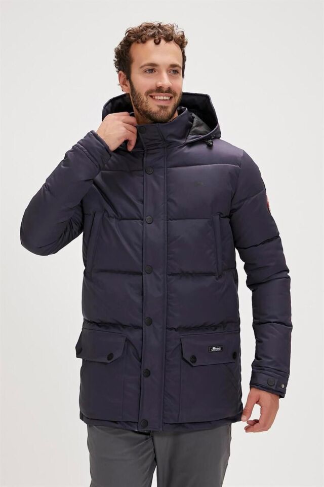 BAD BEAR ERKEK POLAR COLONEL PUFFER COAT 23.02.13.010 ANTRASİT - XL
