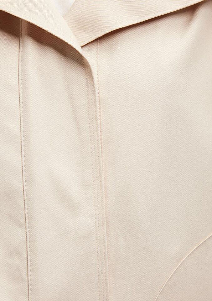 MAVİ KADIN KAPÜŞONLU CEKET Kum Beji 1110014-70134