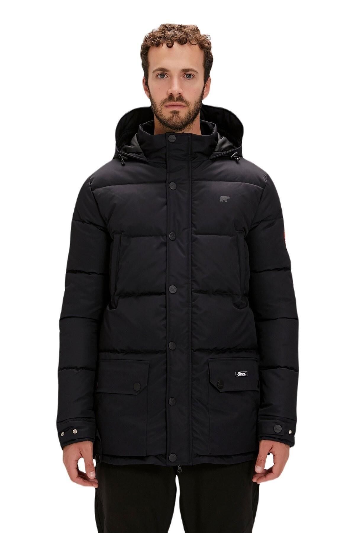 BAD BEAR ERKEK POLAR COLONEL PUFFER COAT 23.02.13.010 SİYAH - L