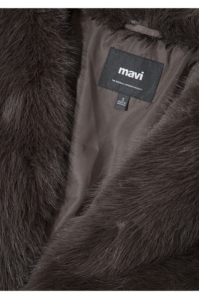 MAVİ KADIN KISA TÜYLÜ CEKET Turkish Coffee 1110781-71593