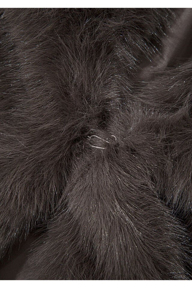 MAVİ KADIN KISA TÜYLÜ CEKET Turkish Coffee 1110781-71593