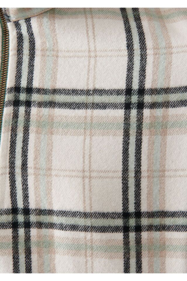 MAVİ KADIN KARELİ BLUZ Yeşil Kareli 1210297-83176