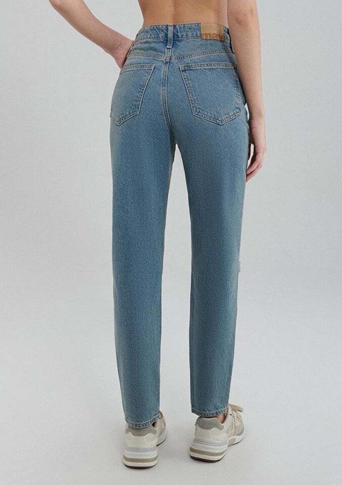 MAVİ KADIN STAR Mid Ripped 90's 101077-85157