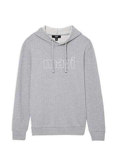 MAVİ ERKEK LOGO KAPÜŞONLU SWEATSHIRT  Açık Gri Mela 065606-28387