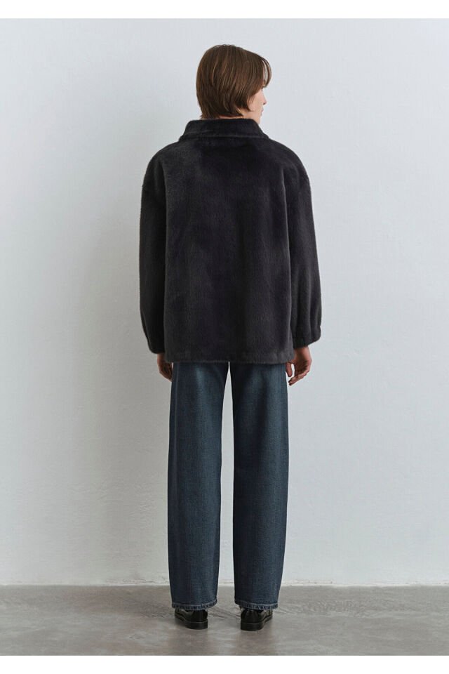 MAVİ KADIN DİK YAKA CEKET Obsidyen 1110597-84671