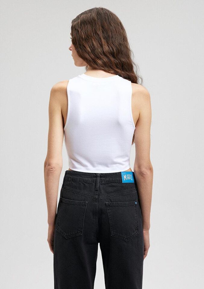 MAVİ KADIN KOLSUZ PENYE Beyaz 1610786-620