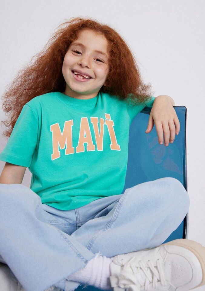 MAVİ ÇOCUK MAVİ LOGO TİŞÖRT Ice Green 7610109-71724