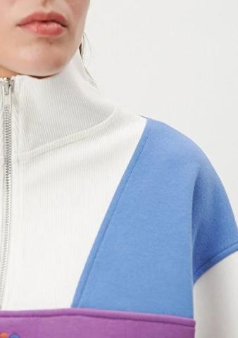MAVİ KADIN YARIM FERMUARLI SWEATSHIRT Antique White 1S10011-85908